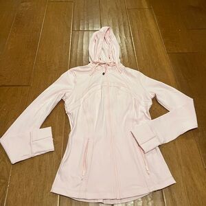 Baby pink hooded Lululemon Define Jacket!